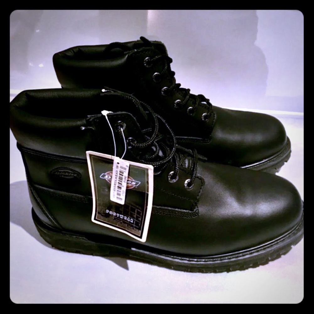 Dickies Size 13 Leather Work Boots
